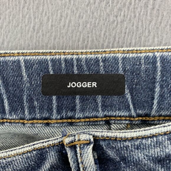 Judy Blue Jeans Womens 20W Blue Denim Jogger Drawstring Plus Pockets JB88779 - Picture 12 of 16